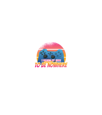 I paused my game to be nowhere model negru pe tricou
