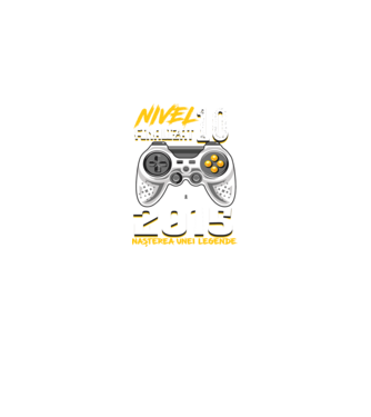 Nivel Finalizat 10  2015 model negru pe tricou