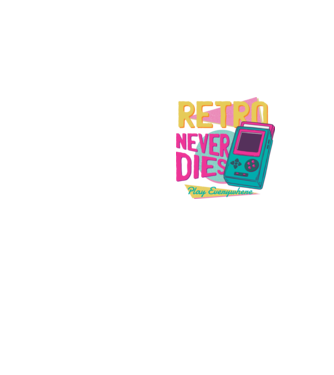 Retro Gameboy model galben neon pe tricou