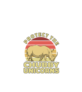 Protejați Unicornii - Rinocerii plinuți model negru pe tricou