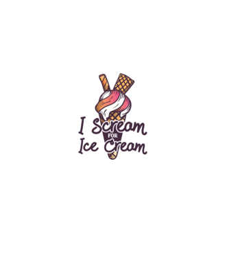 I Scream for Ice Cream model gri pe tricou