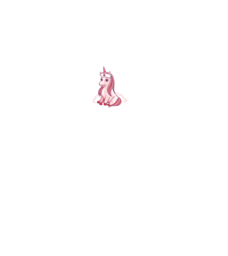 Îngrijitor unicorn model roz deschis pe tricou