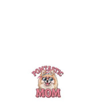 Pomtastic Mom model negru pe tricou