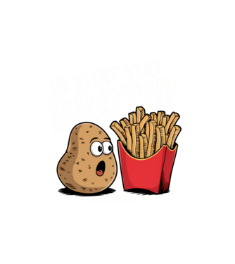 Is that you BRO?!! Negru model alb pe tricou