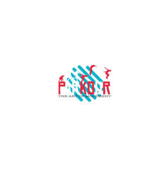 Parkour - Arta mișcării model gri pe tricou