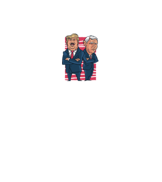 Trump Pence USA model alb pe tricou
