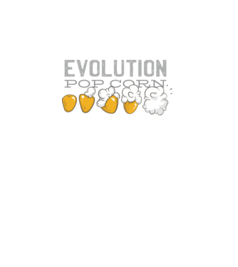 Evoluție Popcorn model turcoaz pe tricou