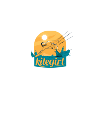 Tricou Kitegirl Kitesurf model gri pe tricou