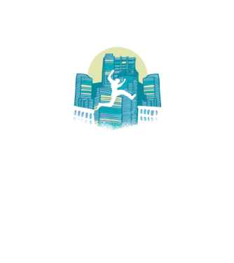 Parkour model negru pe tricou