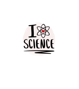 I Love Science știință model bordo pe tricou