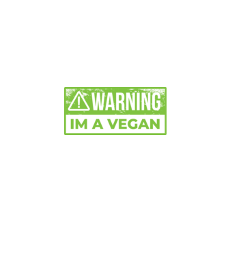 Atenție, sunt vegan model negru pe tricou