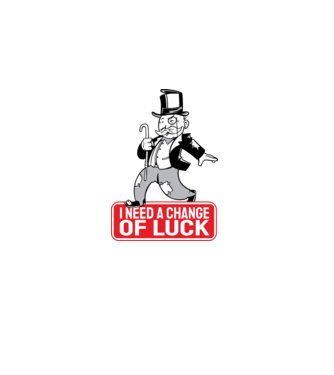 Monopoly - Am nevoie de puțin noroc model gri pe tricou