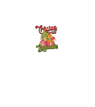 CRĂCIUN FERICIT BUNICULE model negru pe tricou