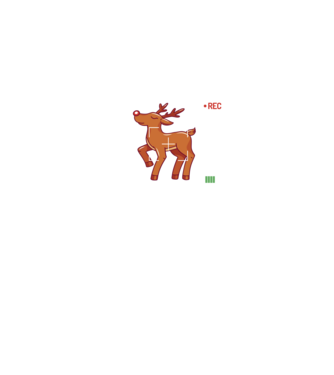 Most likely to shoot the reindeer tonight model negru pe tricou