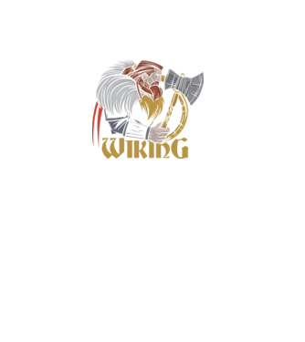 Viking model negru pe tricou