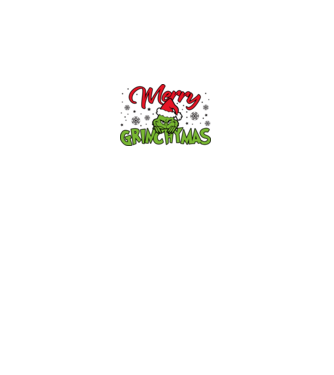 Merry Grinchymas - Grinch model negru pe tricou