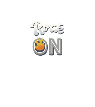 Rock On model negru pe tricou