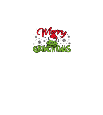 Merry Grinchymas - Grinch model albastru închis pe tricou