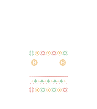 Buy the Dip Bitcoin Ugly Sweater model negru pe tricou