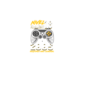 Nivel Finalizat 18  2005 model negru pe tricou