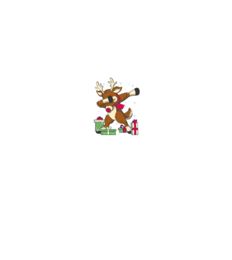 Rudolph DAB model negru pe tricou
