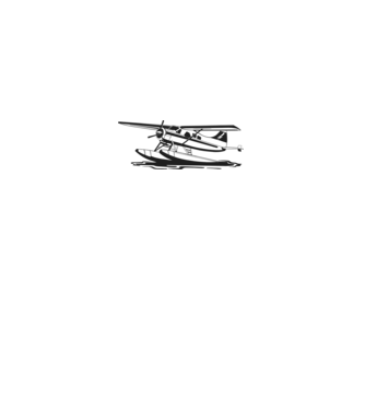 Hydroplane avion model alb pe tricou