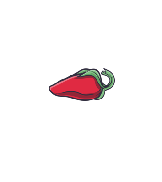Got Spice ardei model albastru jeanși pe tricou