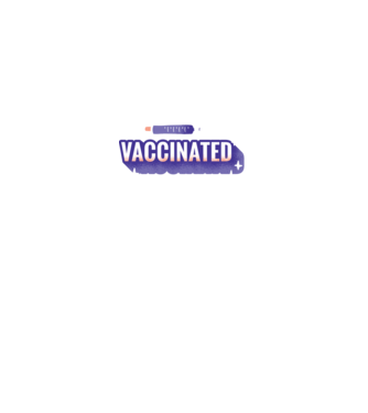 Vaccinat model negru pe tricou