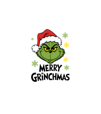 Merry Grinchmas Alb model alb pe tricou