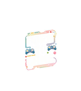 Born to Game Pixel Negru model negru pe tricou