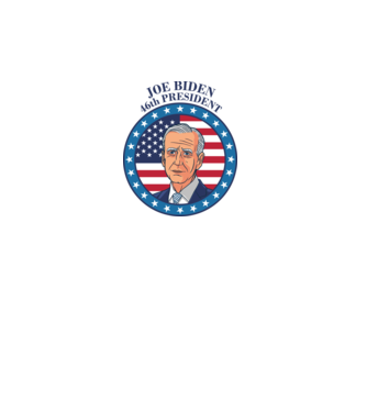 Joe Biden cel de-al 46-lea președinte al SUA model alb pe tricou