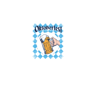 Tricou cu bere Oktoberfest model albastru regal pe tricou