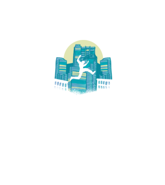 Parkour model negru pe tricou