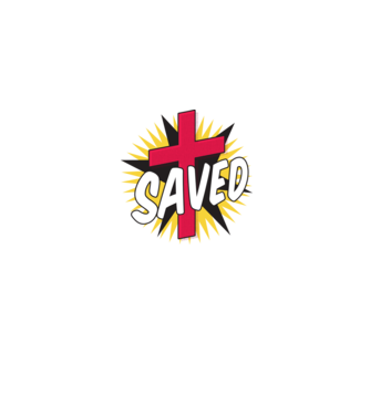 Saved Isus Cruce model gri pe tricou