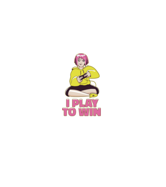 Anime fată Gamer model albastru închis pe tricou