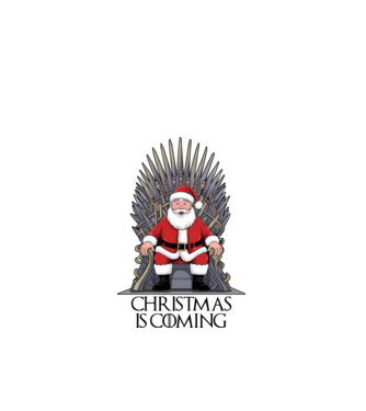 Christmas is Coming Alb model alb pe tricou
