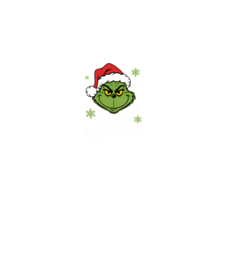 Merry Grinchmas Negru model negru pe tricou