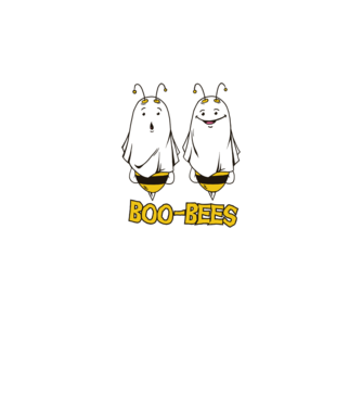 Boo Bees - Albine fantomă Halloween model gri pe tricou
