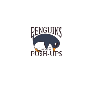 Pinguinii urăsc flotările model albastru deschis pe tricou