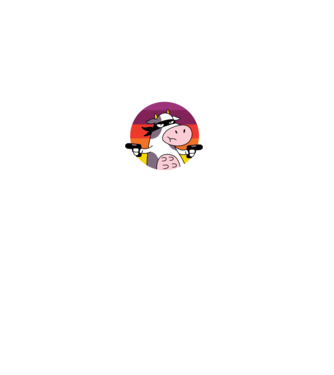Pew Pew Pew Madafakas Vacă model negru pe tricou