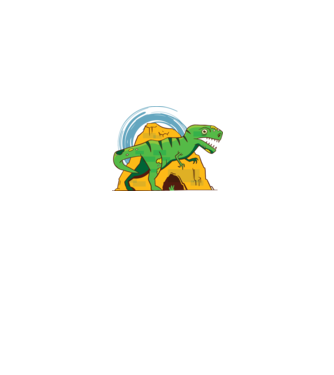 Dinozaur T-rex model negru pe tricou