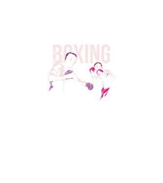 Boxing model negru pe tricou