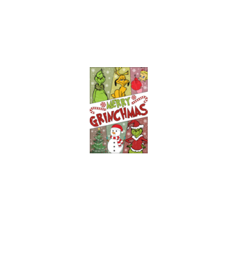 Merry Grinchmas - Grinch model albastru jeanși pe tricou
