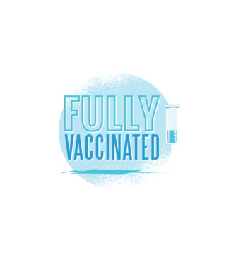Complet vaccinat model alb pe tricou