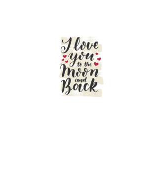 'I love you to the moon and back tricou drăguț Valentine''s Day' model roz pe tricou