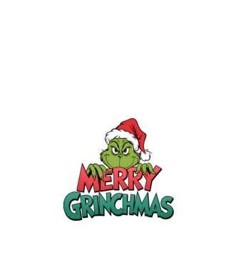 Merry Grinchmas model negru pe tricou