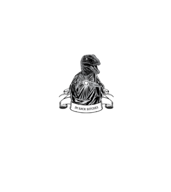 Iisus Raptor Dinozaur model albastru jeanși pe tricou