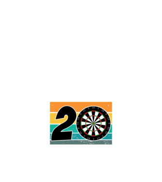 'I''m not 20 I''m double 10 darts birthday' model negru pe tricou