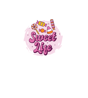 Sweet Life - Viață dulce model turcoaz pe tricou