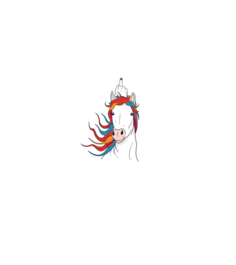 Unicorn Fuck Off model negru pe tricou